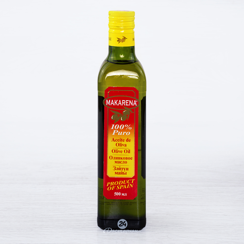 Масло оливк Makarena Puro 100% 0,5л с/б