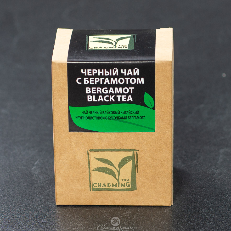 Чай черн Charming с бергамотом лист 100г