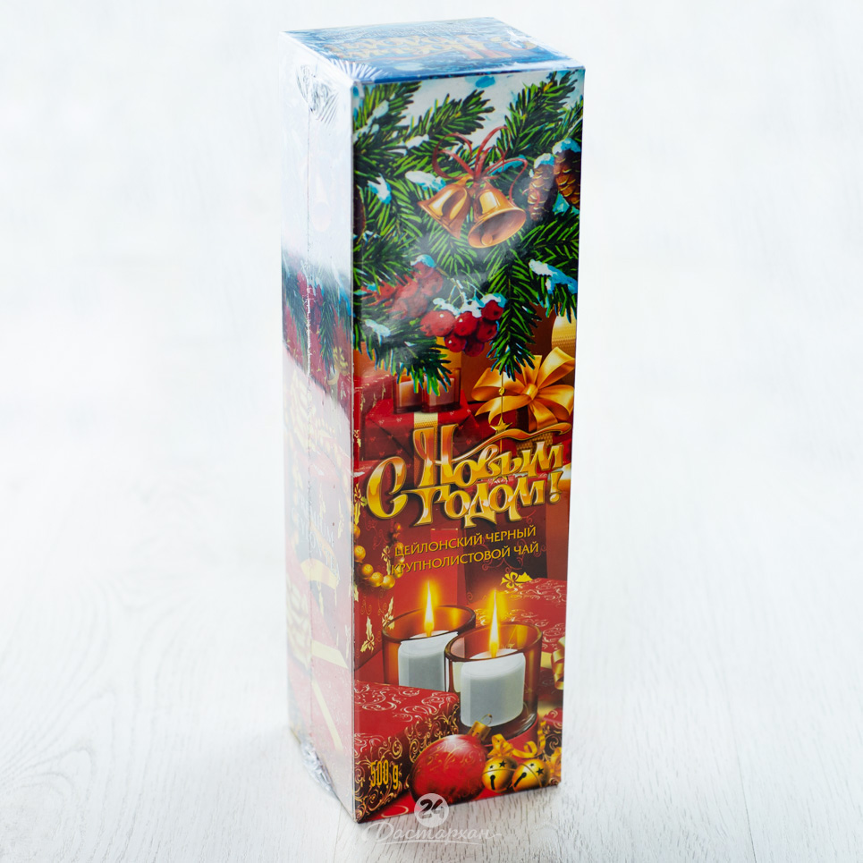 Чай подарочный Dolhce Vita  Новогодний подарок №2, 500гр (250г цейлонский черный +50г зеленый китайс