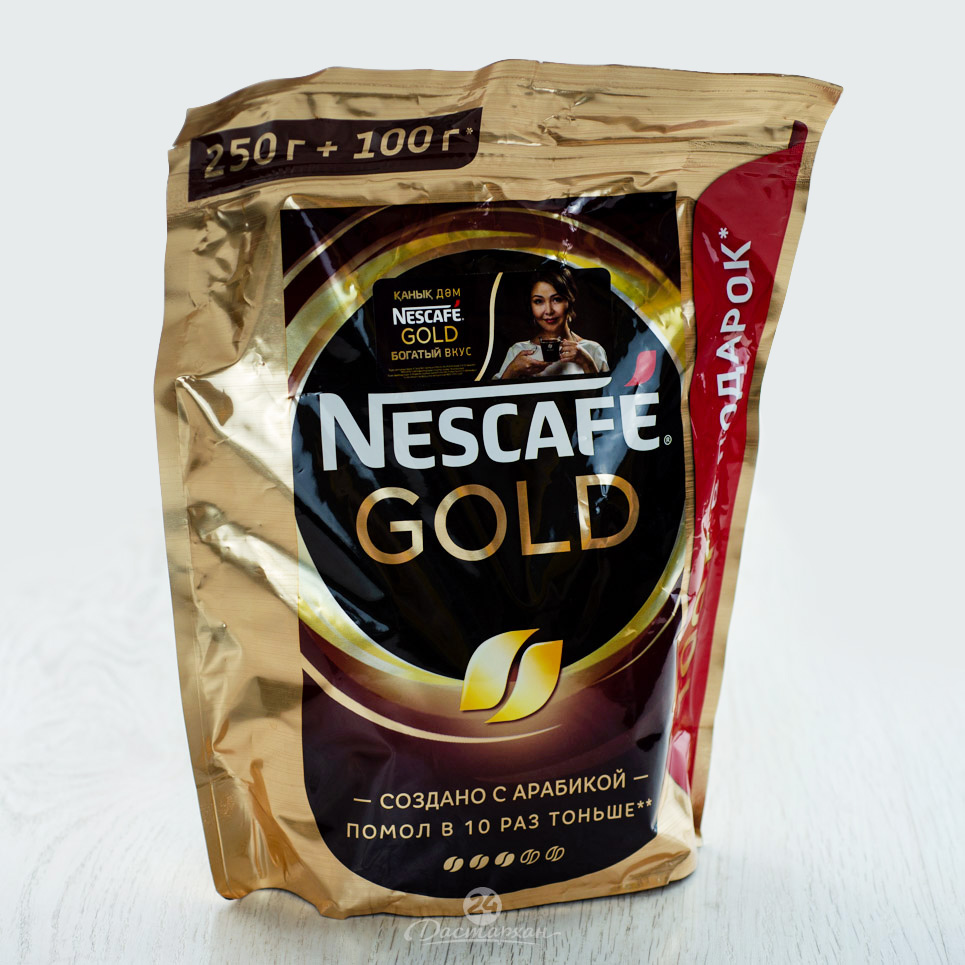Кофе Nescafe Gold Промо 250г +100г дойпак 