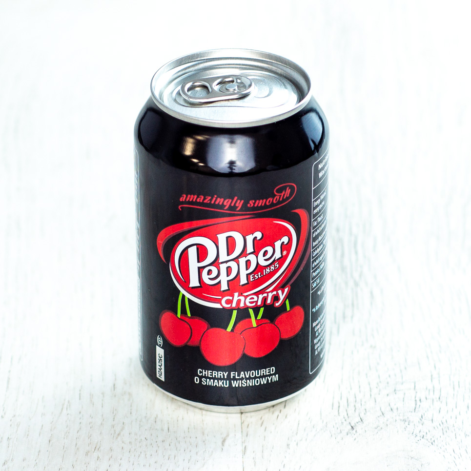Напиток DrPepper Cherry с газом 330мл ж/б