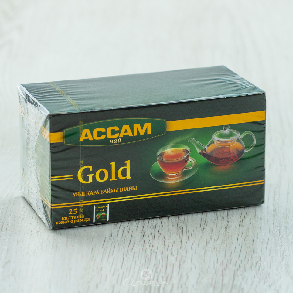 Чай черн Ассам Gold 25 пак 1,8г картон