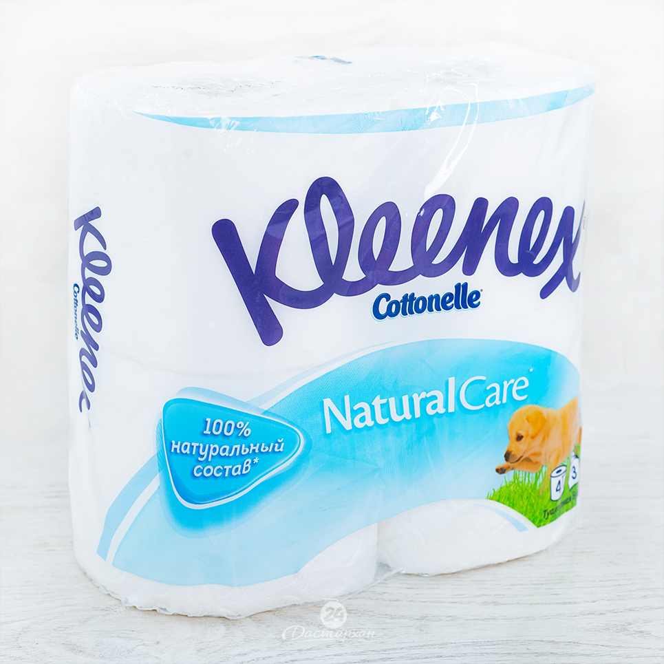Бумага туалетная Kleenex Natural Care 4рул.