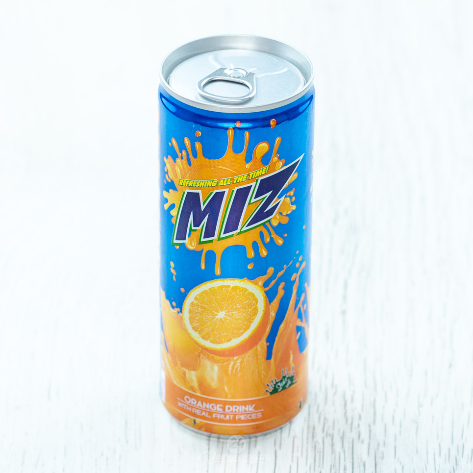 Напиток MIZ с кусочками апельсина 240 мл