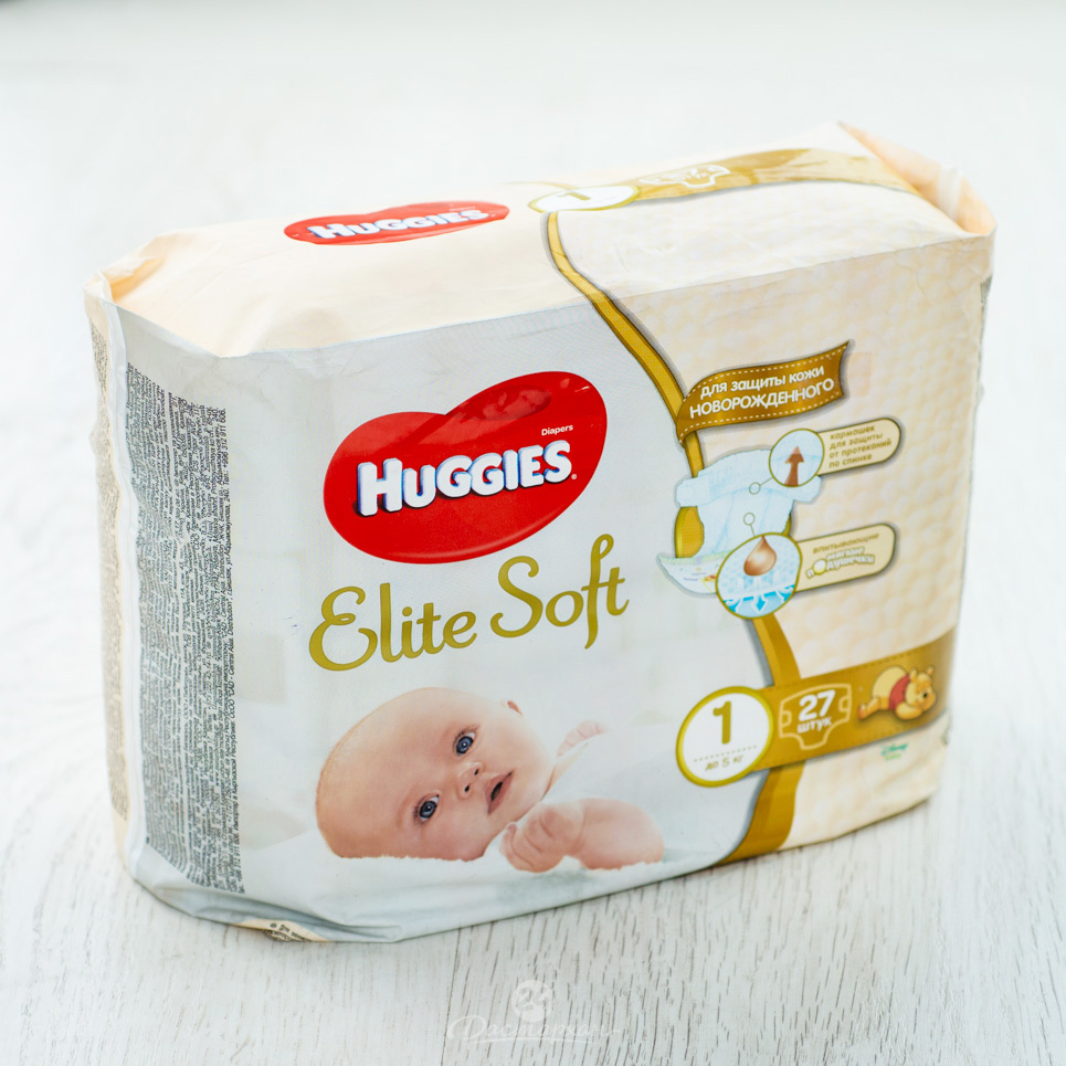 Подгузники Huggies Newborn Elit Soft 1 27шт