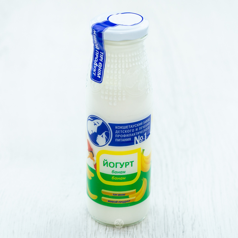Йогурт питьевой ДЛПП банан 0,320кг с/б