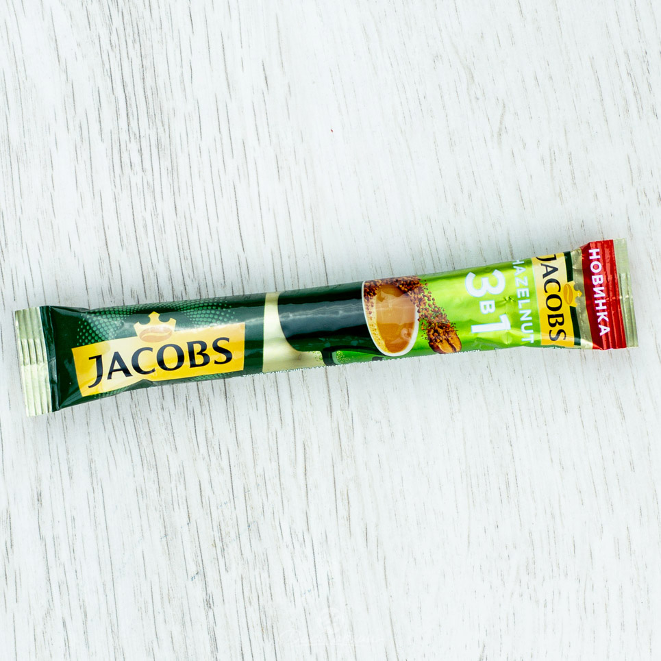 Кофе Jacobs 3в1 FD со вкусом лесного ореха 15г м/у
