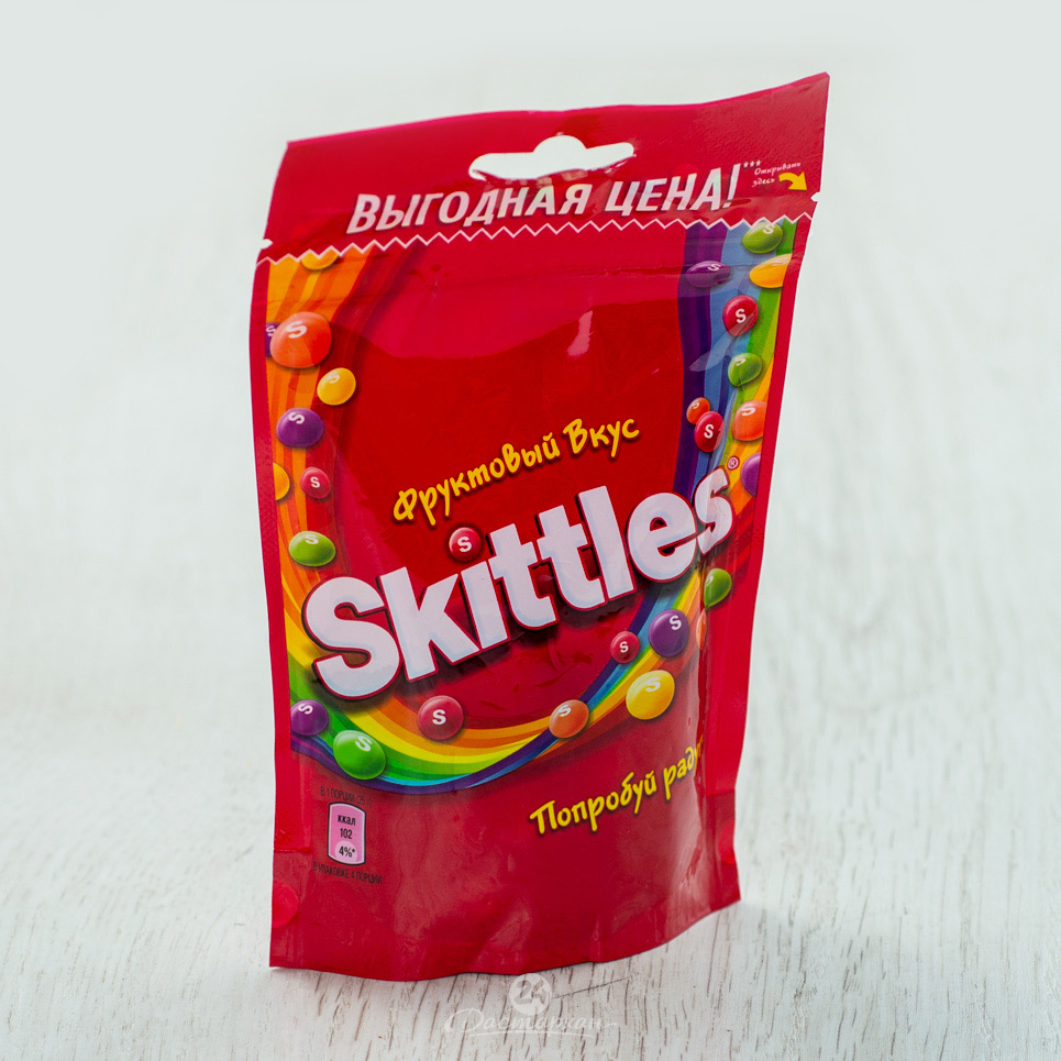 Конфеты в драже Skittles Fruits 100г