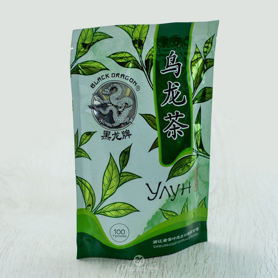 Чай зелен Черный дракон Улун лист 100г
