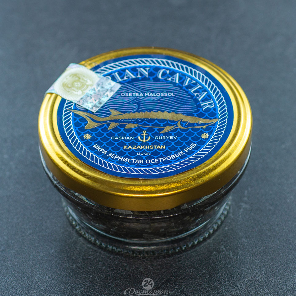 Икра черная Caspian Caviar 120г с/б