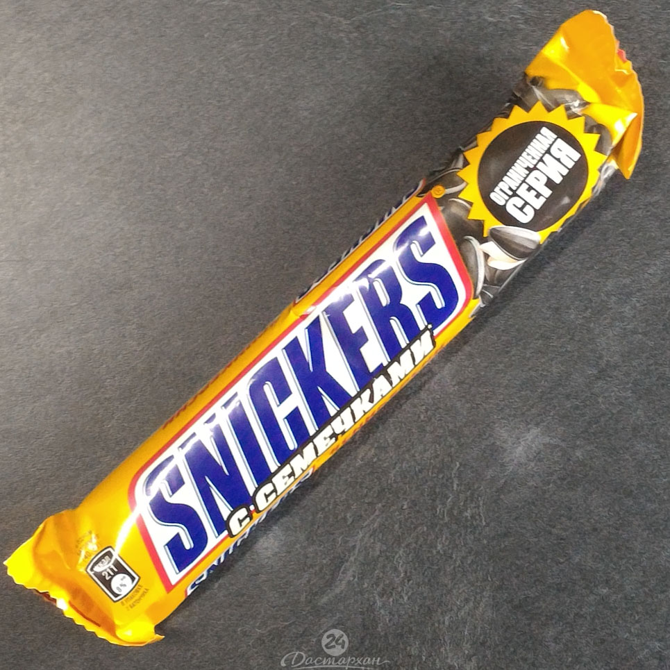 Батончик Mars Snickers с семечками 81г