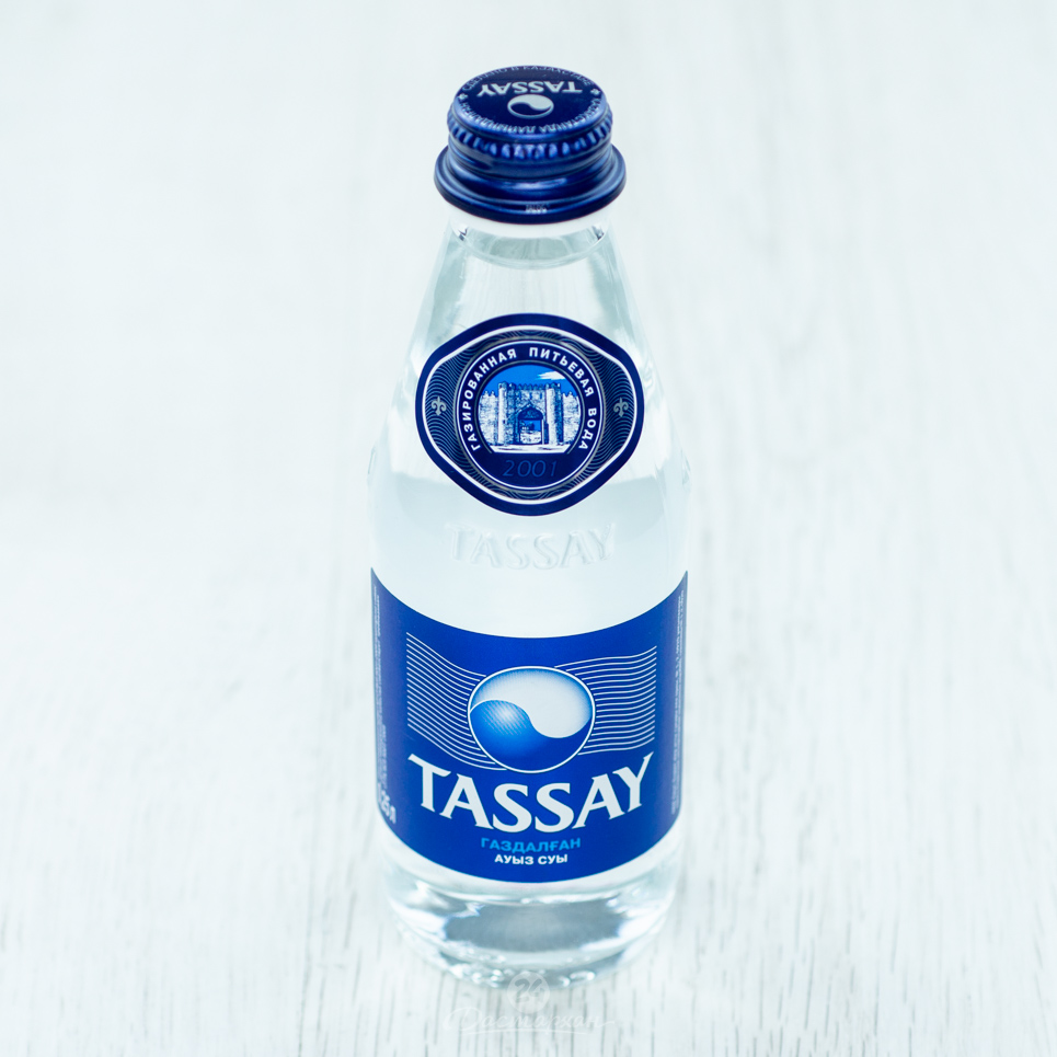 Вода Tassay питьевая столов с газом с/б 0,25л