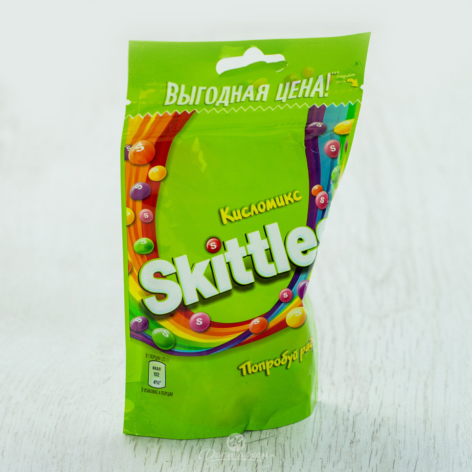 Конфеты в драже Skittles Sour Mix 100г