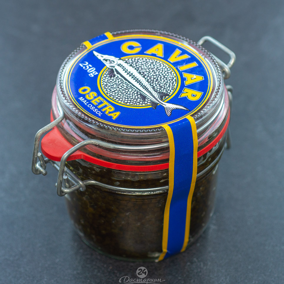 Икра черная Osetr caviar осетровая 250 гр
