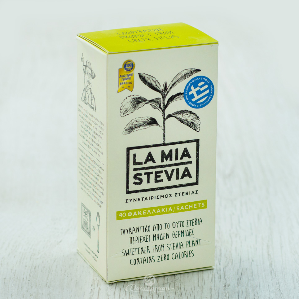 Стевия La Mia Stevia кристализованная 40 саше 80г ц/п