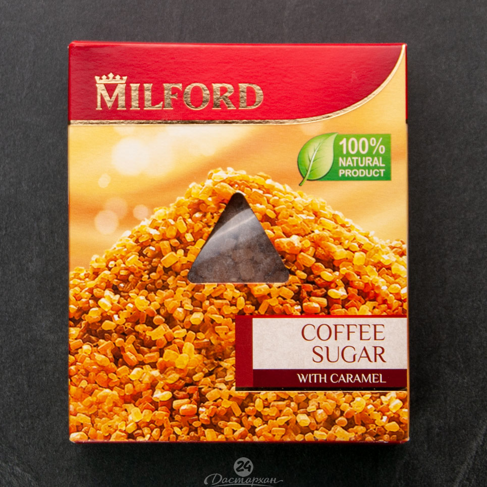 Сахар Milford кофейный карамелизиров. 0,3кг