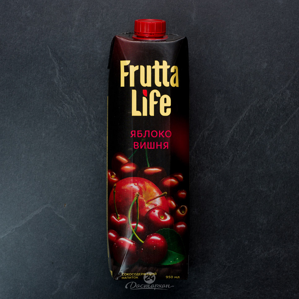 Напиток Frutta Life Яблоко - Вишня 0,95л 