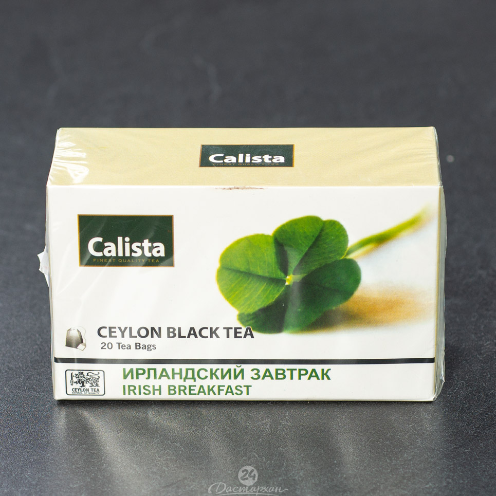 Чай Calista черный Ирландский завтрак 20 шт.