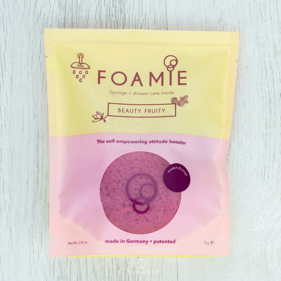 Губка для душа Foamie пенящаяся  Sponge+Shower Care Inside Beauty Fruity 