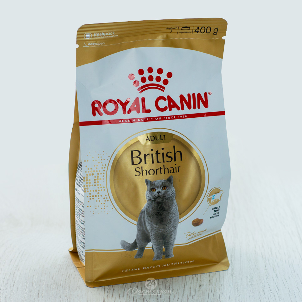 Корм Royal Canin для кошек  породы британская короткошерстнаяBritish Shorthair 400г
