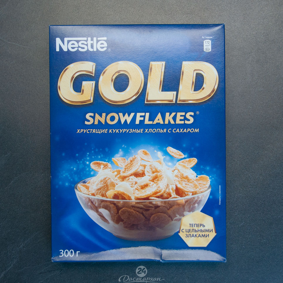 Хлопья Nestle Gold Snow Flakes 300г картон