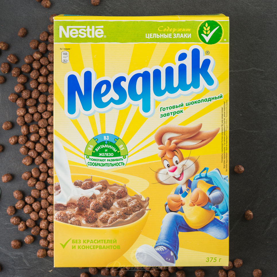 Сухой завтрак Nesquik 375г картон