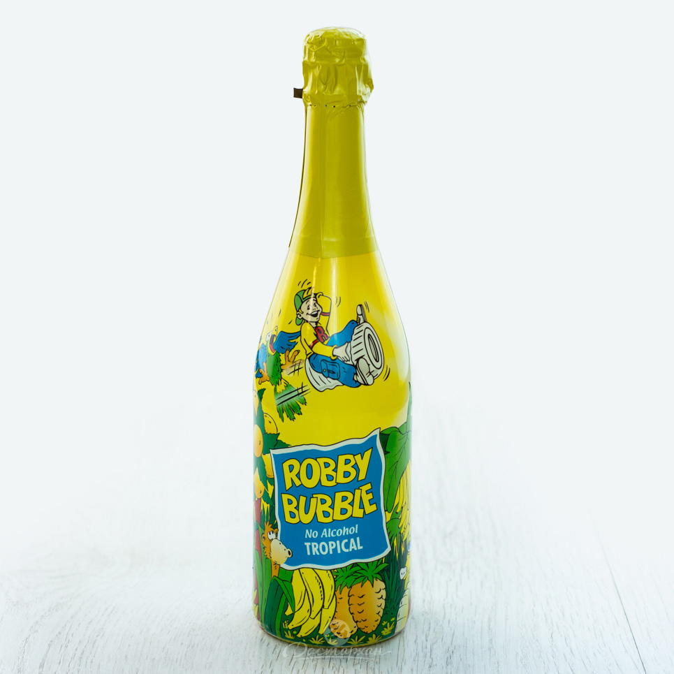 Шампанское детское Robby Bubble Тропические фрукты 0,75л