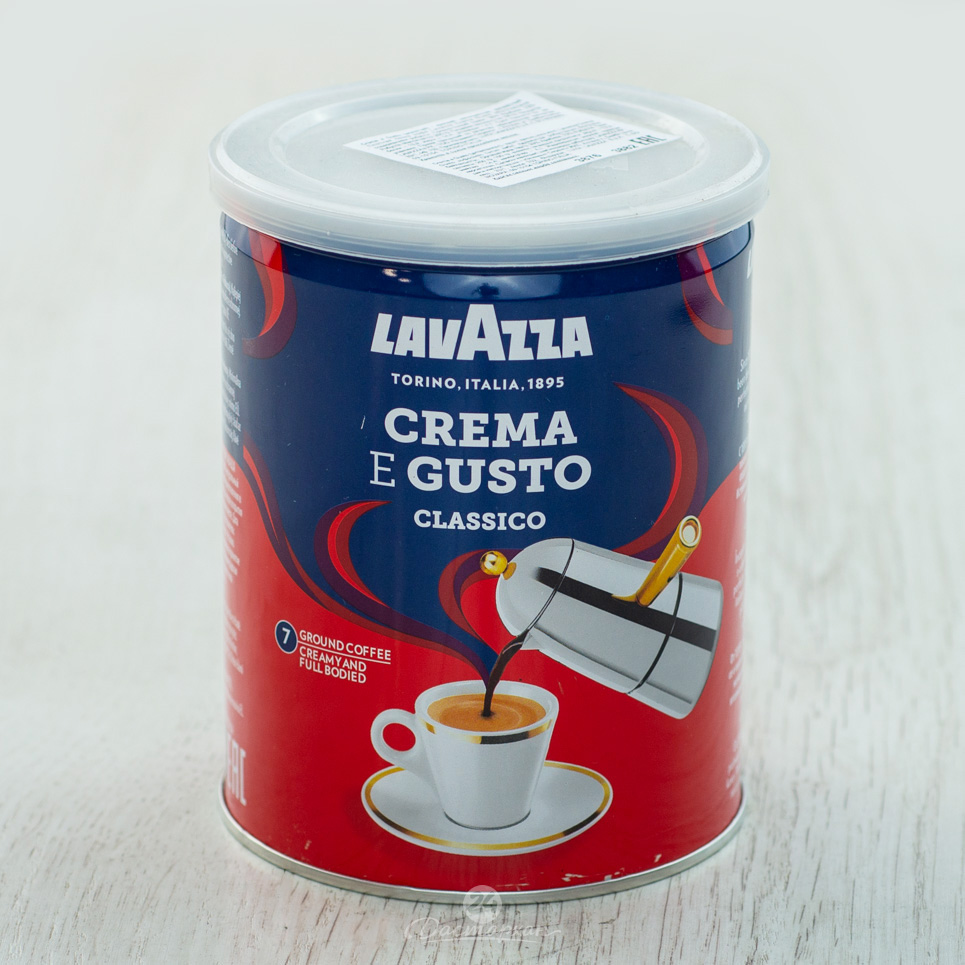 Кофе Lavazza Crema E Gusto молотый 250г ж/б