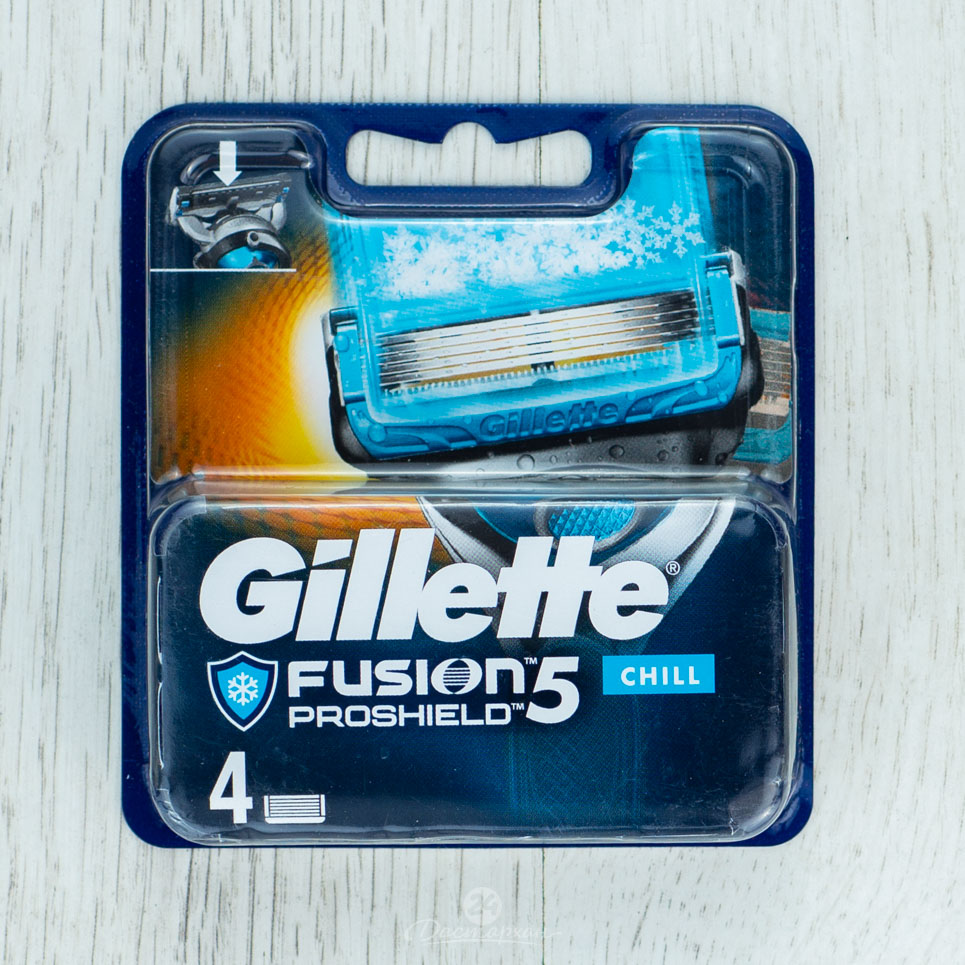 Кассеты сменные  Gillette Fusion ProChill 4шт