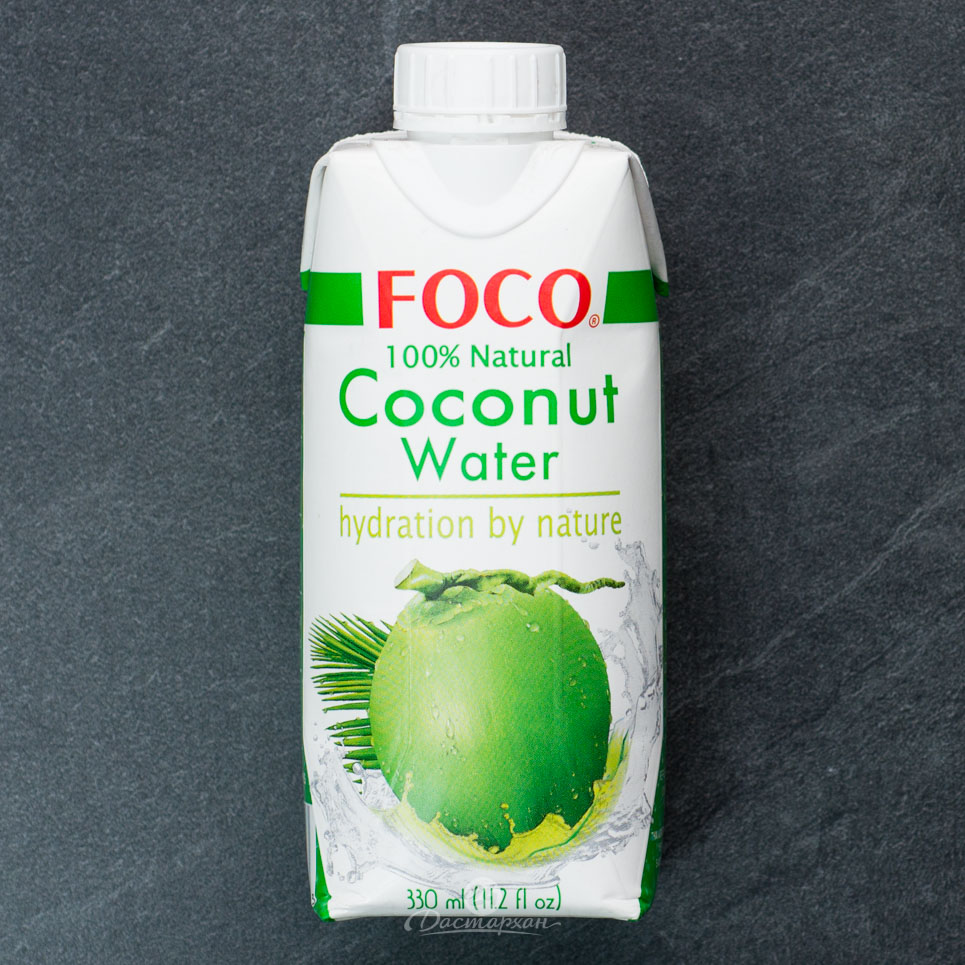 Вода кокос. FOCO 330мл т/пак