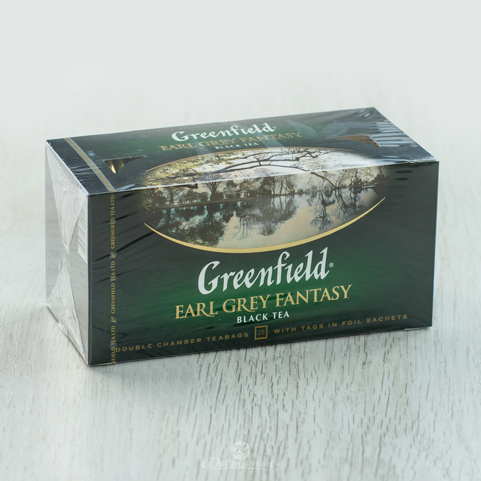 Чай Greenfield черный Earl Grey 25пак.