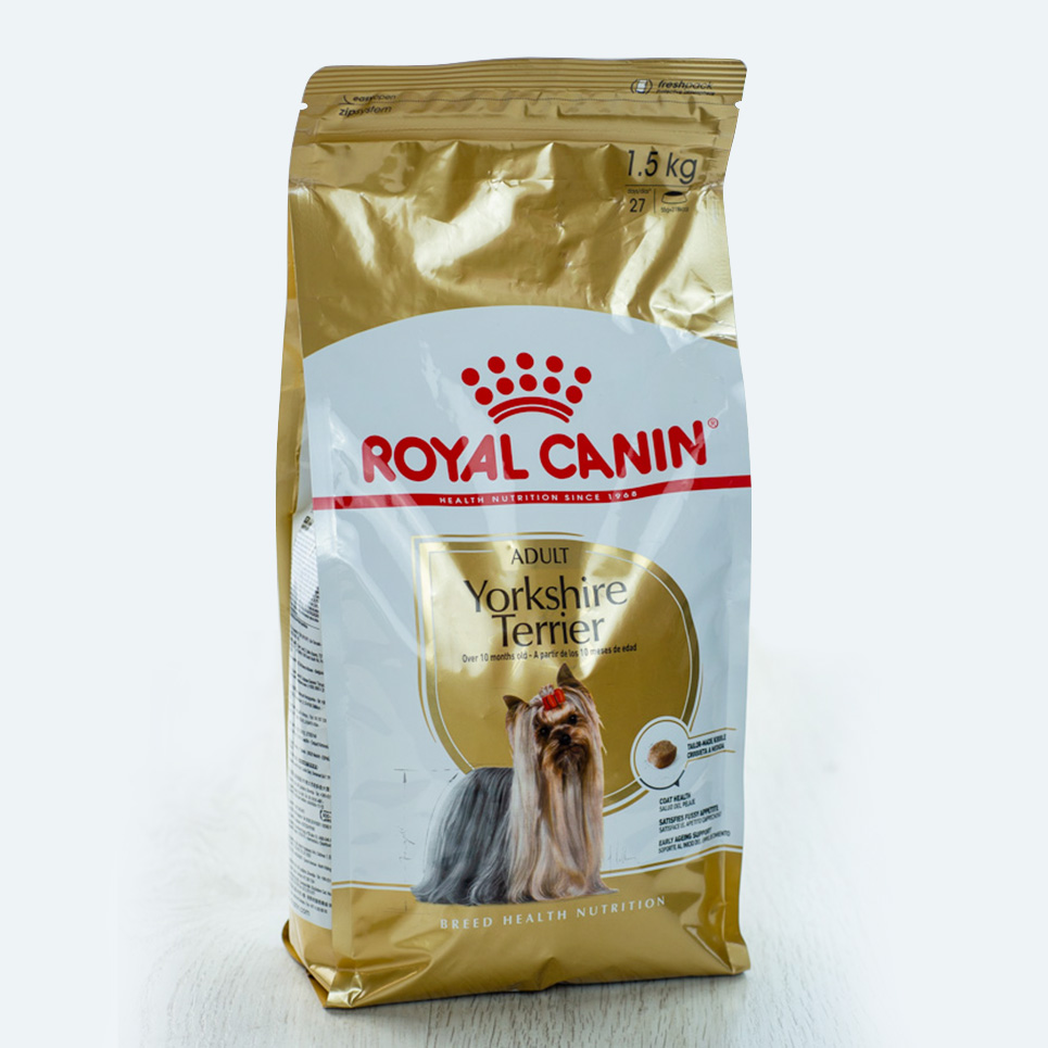 Корм Royal Canin для породы йоркшир-терьер с 10 мес. Yorkshire 1.5кг