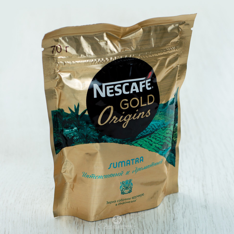 Кофе Nescafe Gold Sumatra 70г  д/пак