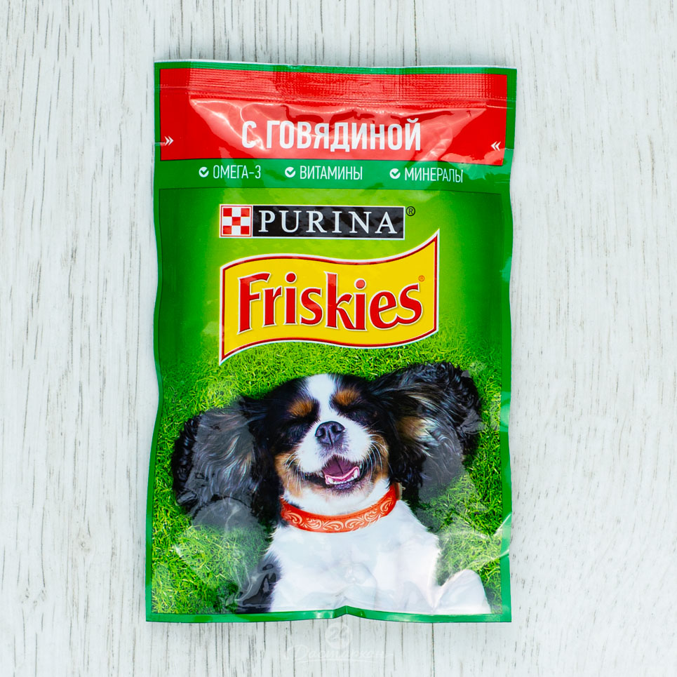 Корм для собак Friskies с говядиной 85г