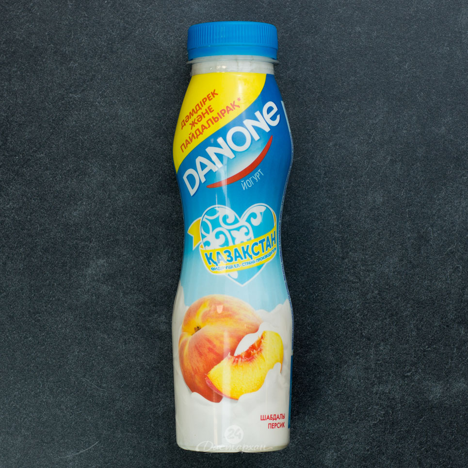 Йогурт питьевой Danone 1,2% персик 290г