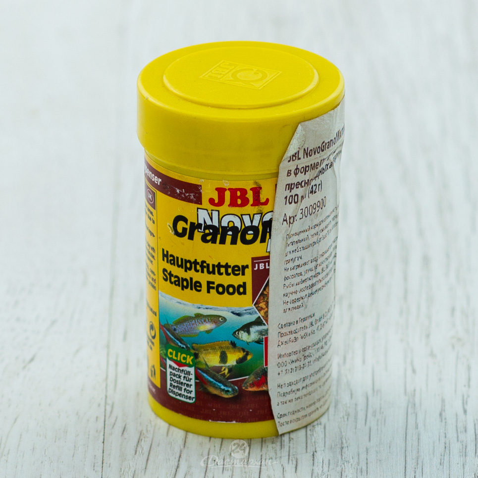 Корм для рыб JBL Основной NovoGranoMix mini Refill для маленьких рыб, смесь мини-гранулы, 100мл   18