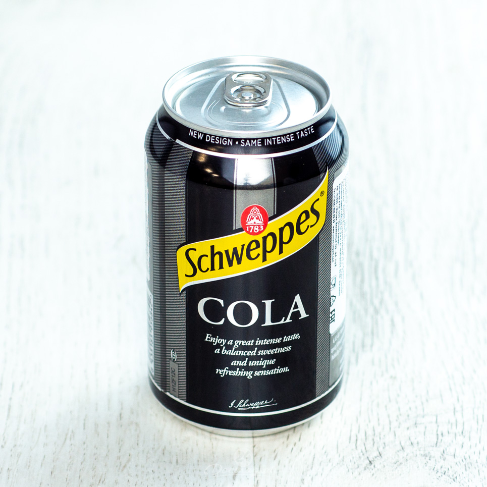 Напиток Schweppes Original Cola с газом ж/б 0,33л