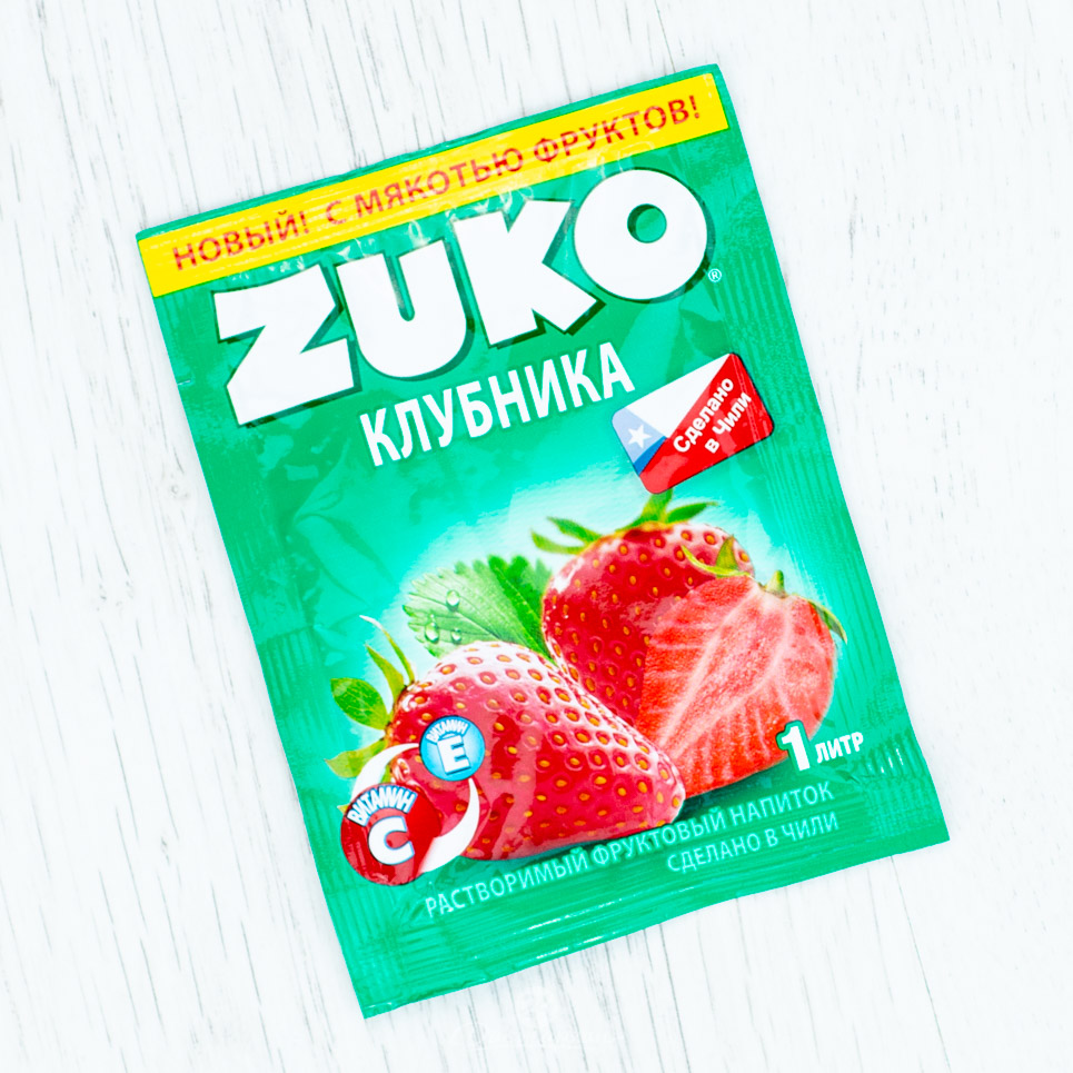 Напиток растворимый Candy Zuko Клубника 25г