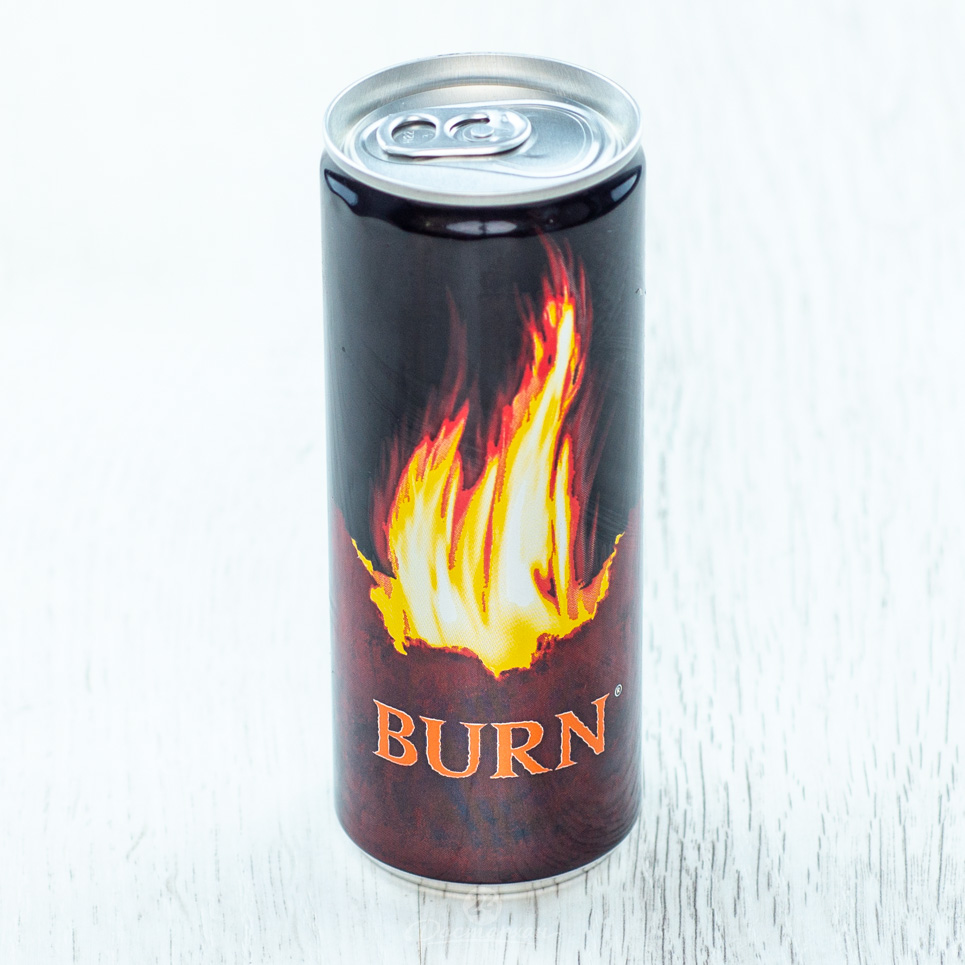 Напиток энергетический Burn с газом 0,25л ж/б 