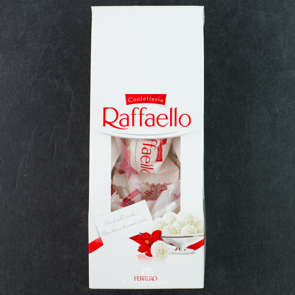 Конфеты Ferrero Raffaello Т8*12шт 80гр карт пакет