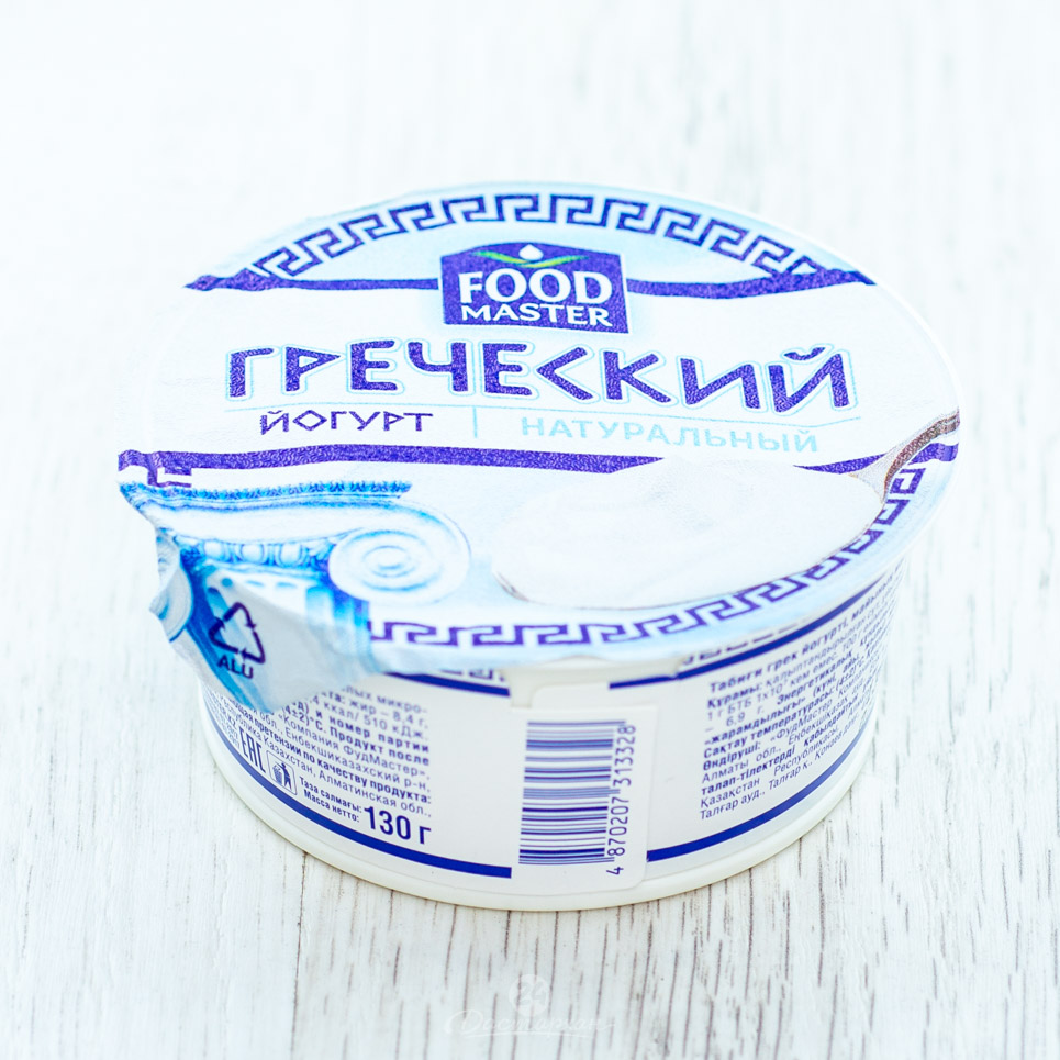 Йогурт Food Master греческий натуральный 8.4% 130г