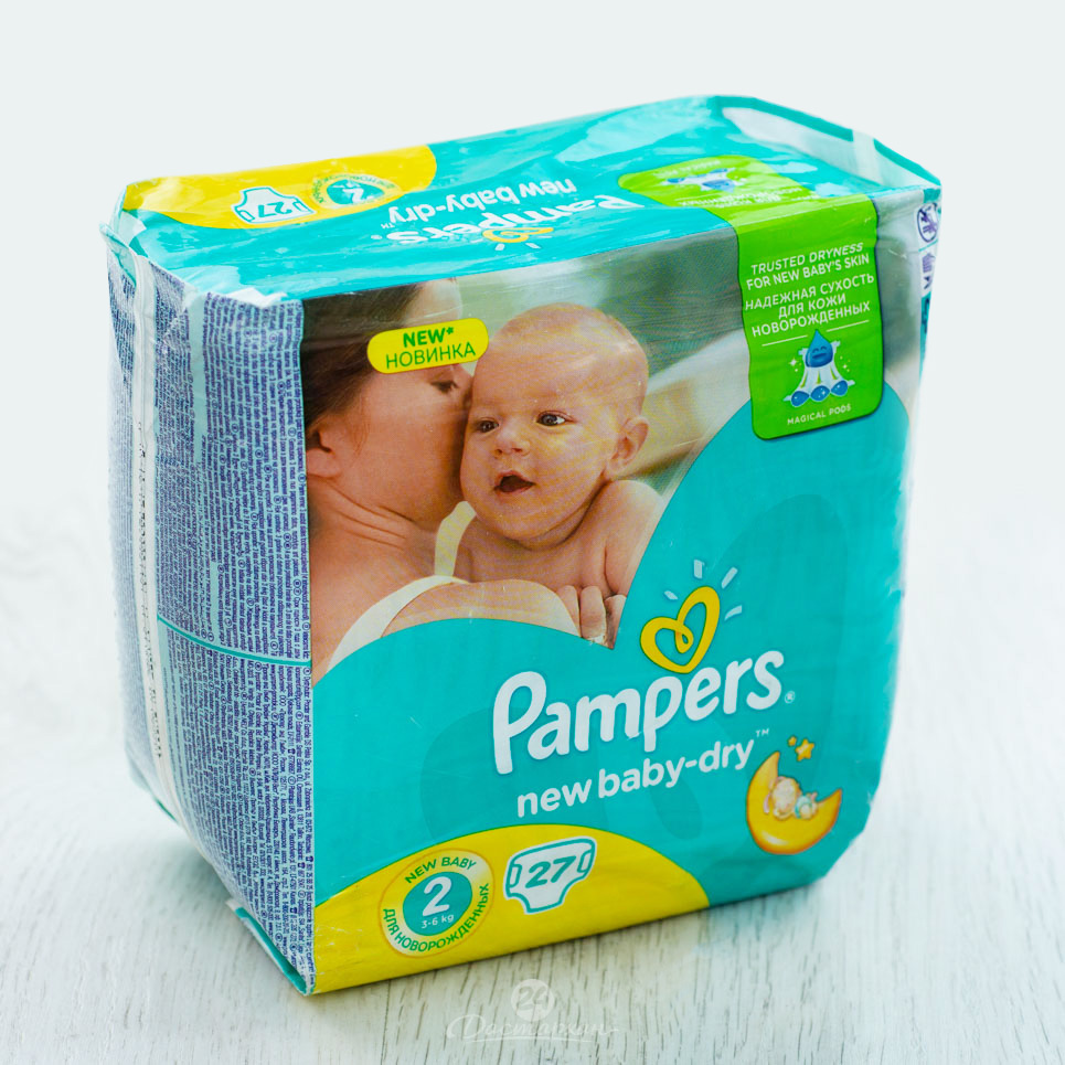 Подгузники Pampers 'New Baby 2 mini 3-6кг 27шт