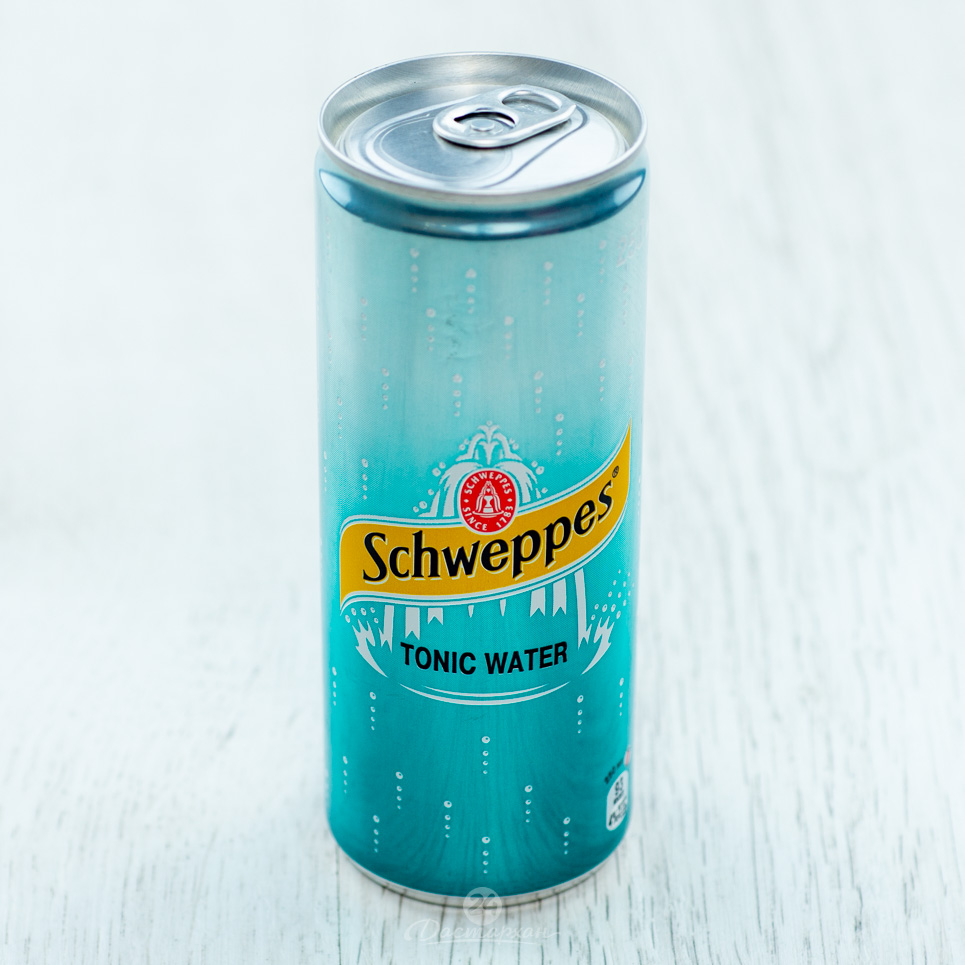 Напиток Schweppes с газом ж/б 0,25 л.