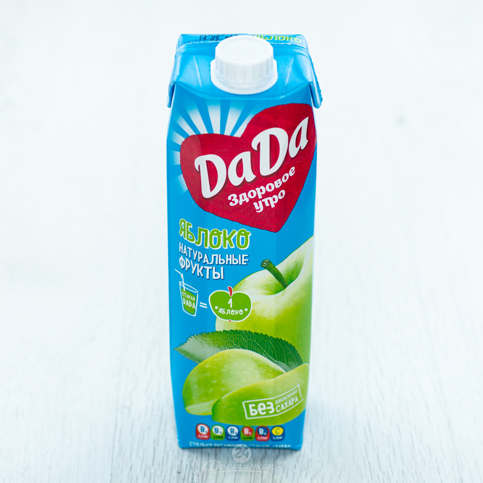 Сок DaDa зеленое яблоко 0,95л т/п