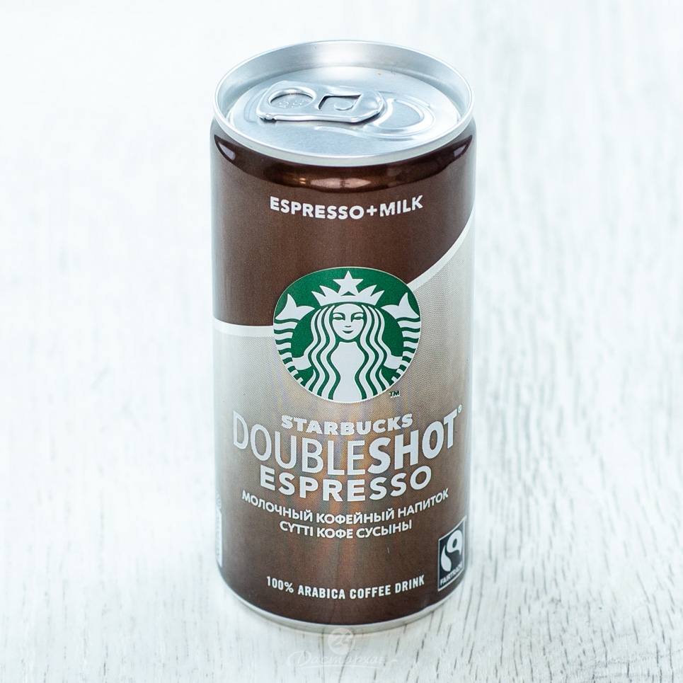 Напиток кофейный Starbucks Doubleshot Espresso 2,6% 0,2л. ж/б.
