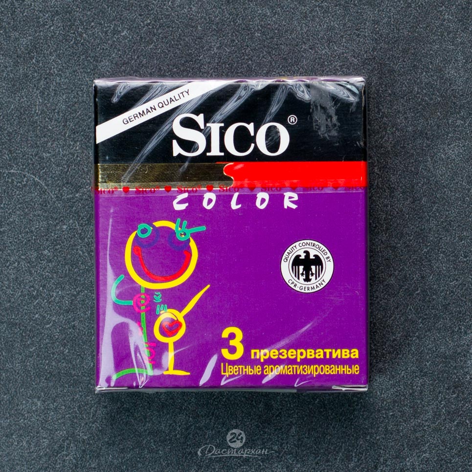 Презервативы цвет. Sico 3 шт.
