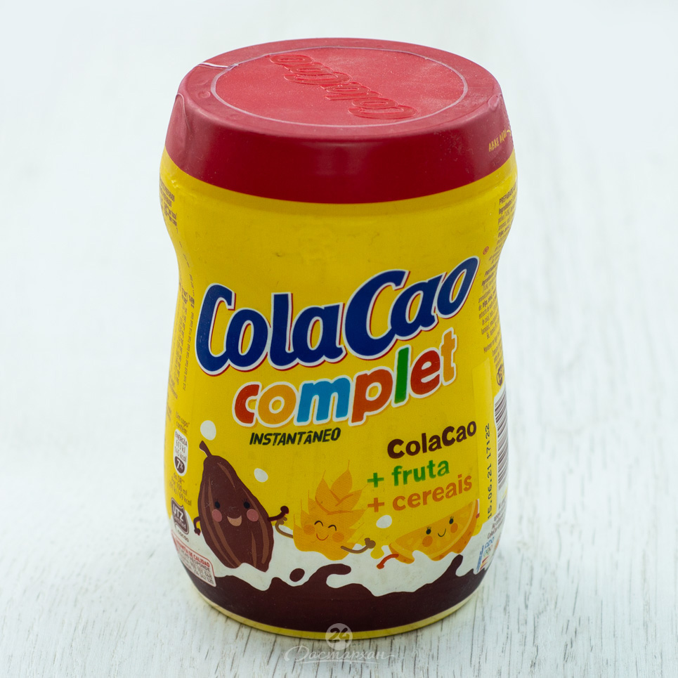 Какао Cola Cao Complet быстрорастворимый 0% обезжиренный со злаками 360г пэт