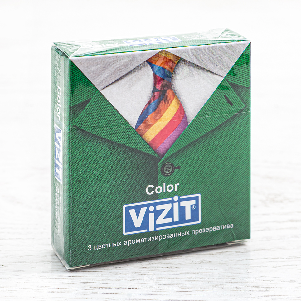 Презервативы Vizit color 3 шт.