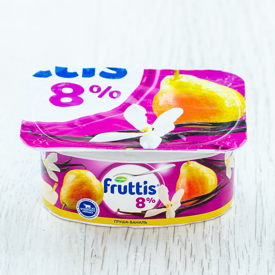 Йогурт Campina Fruttis груша-ваниль 8% 115г