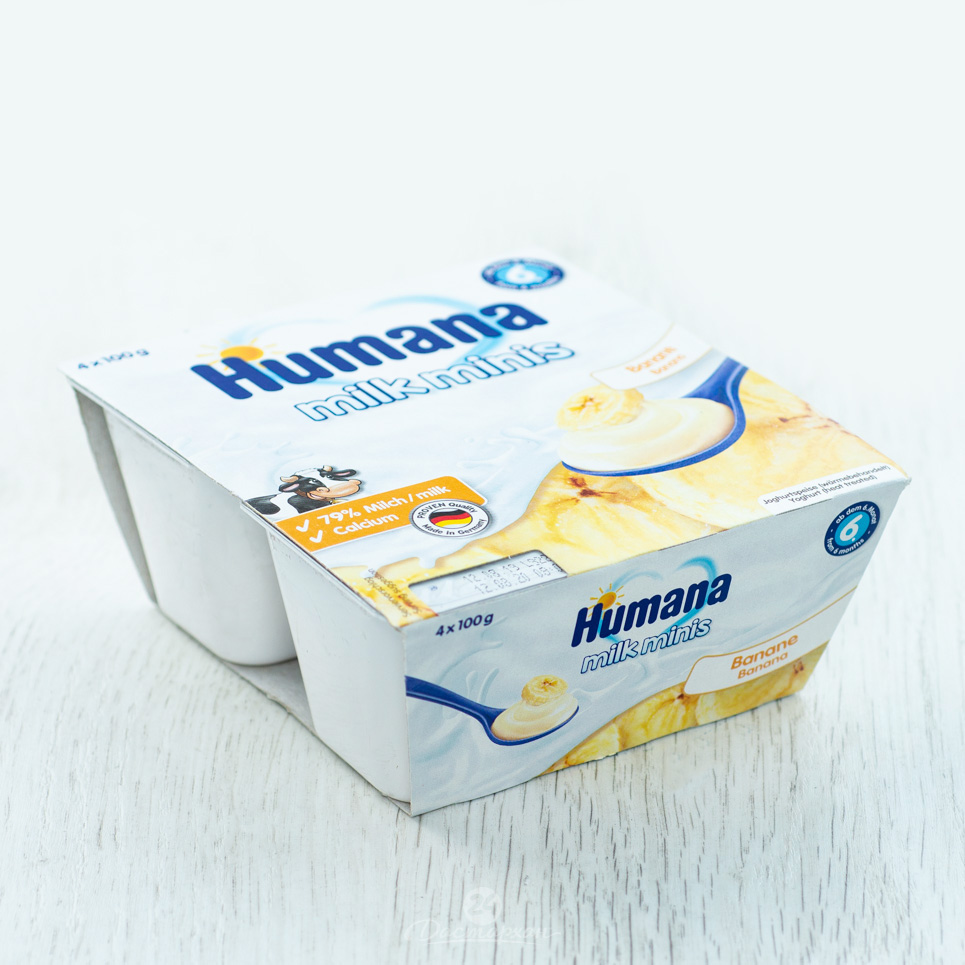 Йогурт Humana банан 2,8% 4х100г